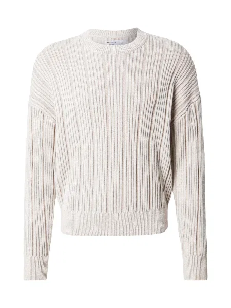 HOLLISTER Pulover cappuccino maro