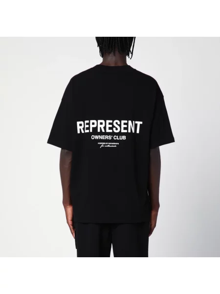Koszulka Represent z krótkim rękawem z okrągłym dekoltem czarna