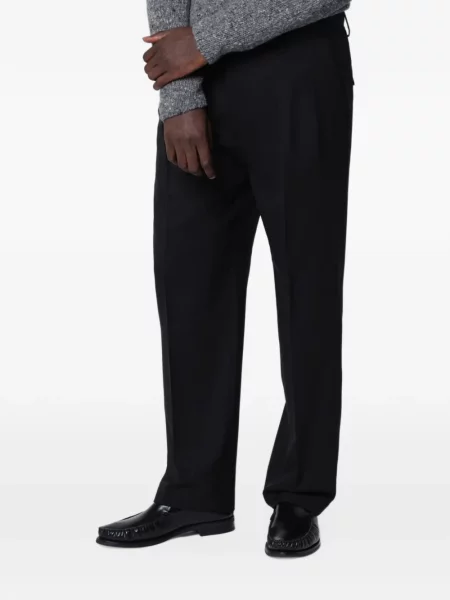Pantaloni Biagio Santaniello de lână negru
