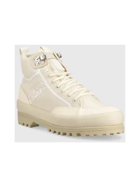 Sneakersy Napapijri na platformie beżowe