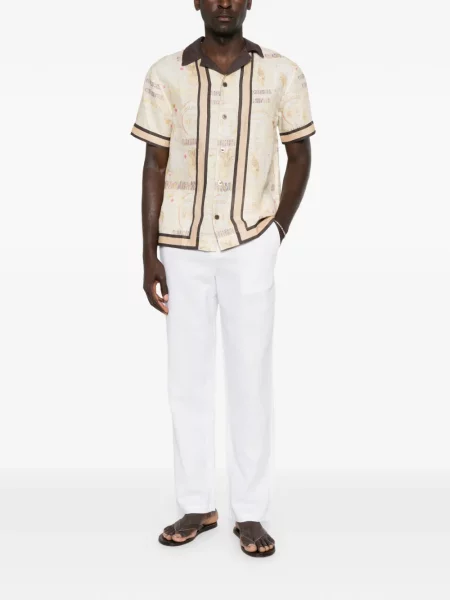 Pantaloni Les Deux alb