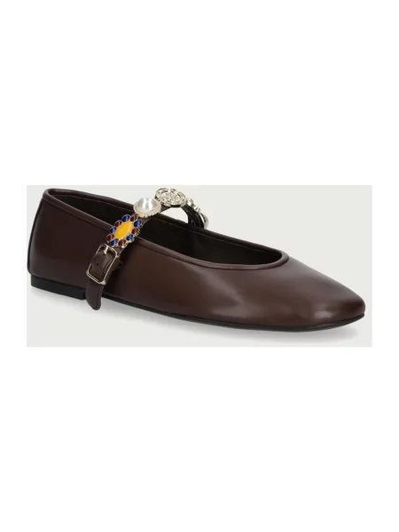 Balerinki Jeffrey Campbell brązowe