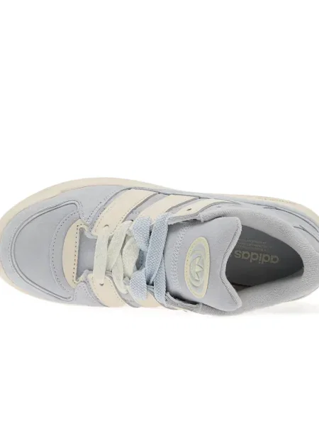 Sneakerși Adidas Gazelle din piele de căprioară cu dungi cu imagine albastru