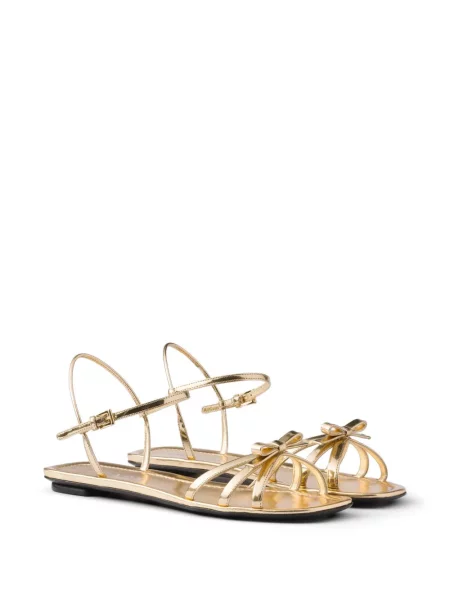 Sandale Prada din piele fără toc