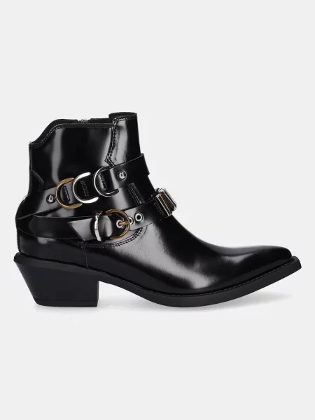 Pinko cizme de piele Tex 13 negru