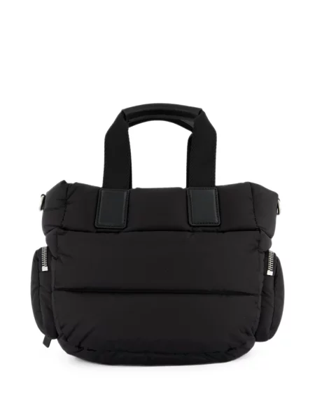 Matlasat geantă shopper Moncler negru