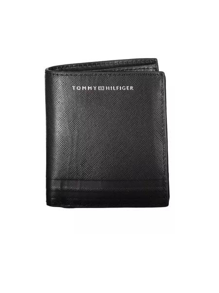 Portfel Tommy Hilfiger skórzany biznesowy czarny