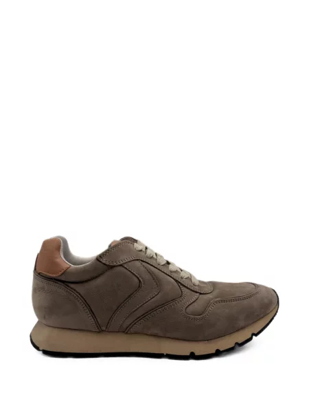 Sneakerși Voile Blanche din nubuc maro