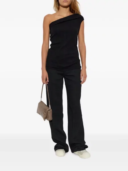 Pantaloni Rick Owens de lână negru