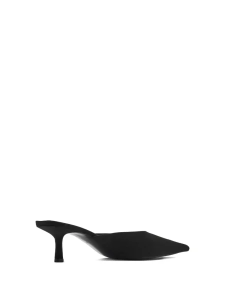 Papuci tip mules Senso negru