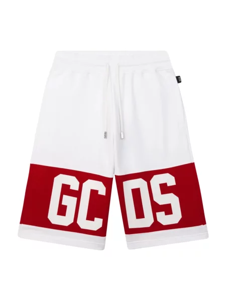 Spodenki sportowe Gcds z logo białe