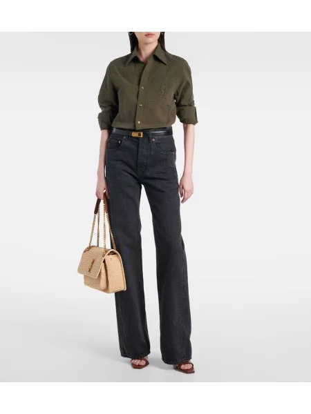 Geantă Saint Laurent bej