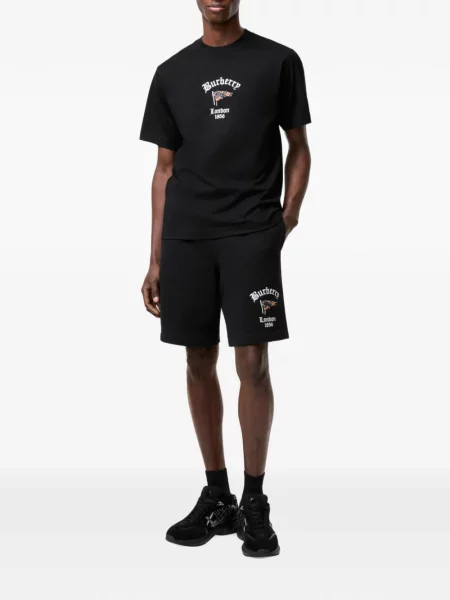 Pantaloni scurți Burberry negru