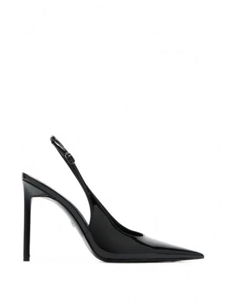 Pantofi cu toc Sam Edelman slingback negru
