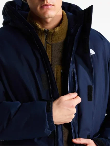 Geacă cu puf The North Face albastru