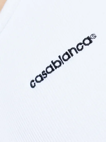 Риза Casablanca бродирана бяло