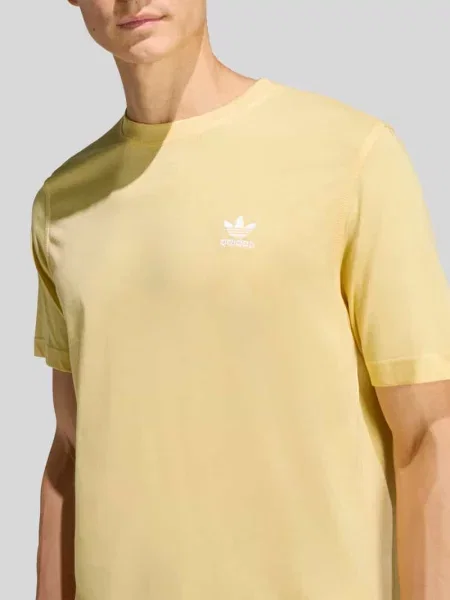 T-shirt o kroju regular fit z czystej bawełny z wyhaftowanym logo Adidas Originals