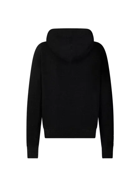 Bluza z kapturem Rick Owens z kapturem czarna