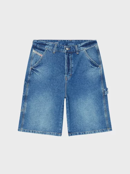 Джинсовые шорты Diesel синие