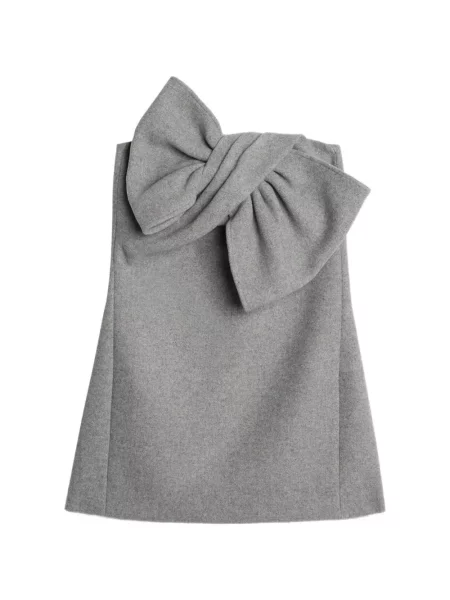 Rochie 7 For All Mankind cu funde fără bretele gri