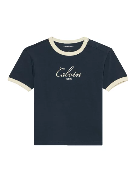 Τζιν πουκάμισο Calvin Klein Jeans μπλε