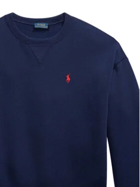 Polo Ralph Lauren dukserica za žene s pamukom plava