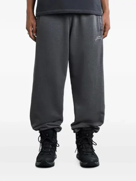 Pantaloni A-cold-wall* cu imagine alergare gri