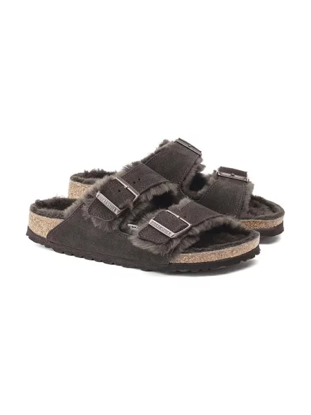 Замшевые шлепанцы Birkenstock