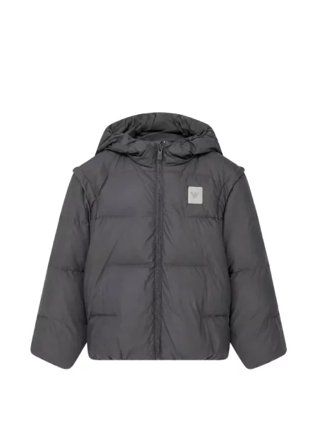 Kurtka dziecięca Emporio Armani szara