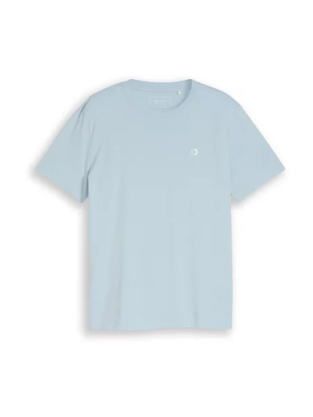 TOM TAILOR DENIM Tricou albastru pastel / albastru deschis / roz negru