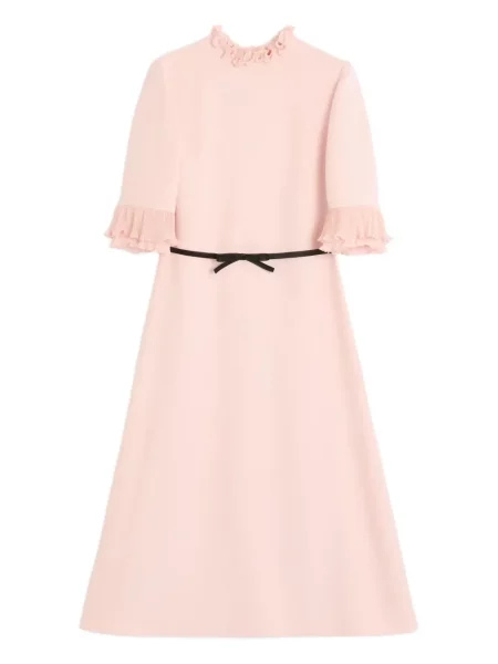 Rochie midi Valentino Garavani până la genunchi de costum roz