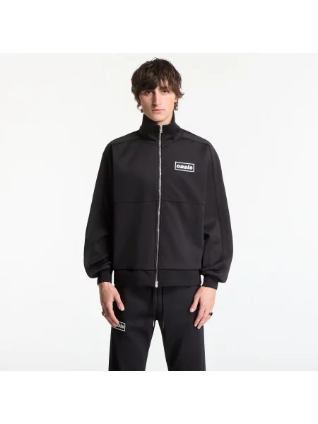 Jachetă PLEASURES Forever Track Jacket Black M negru