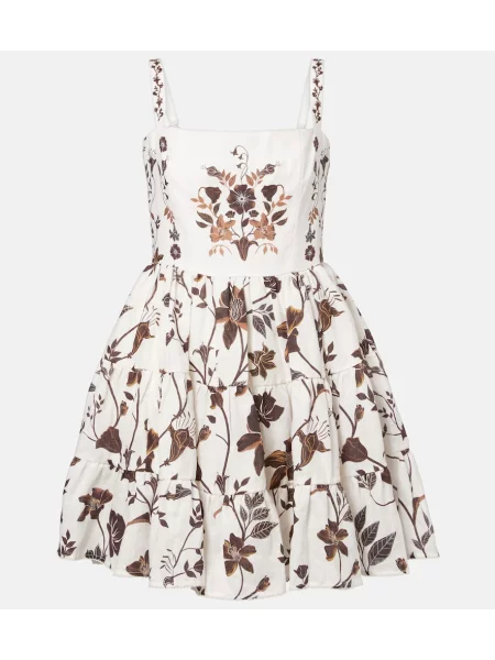 Rochie Agua By Agua Bendita de in cu model floral maro
