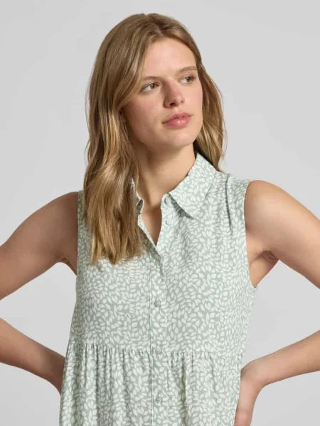 Rozkloszowana sukienka koszulowa z czystej model THEA' Only