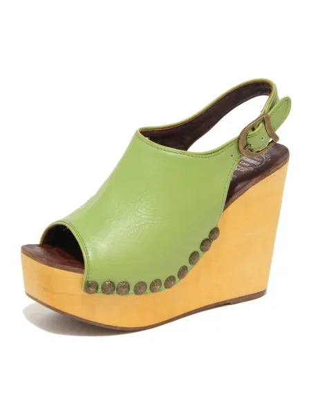 Sandały Jeffrey Campbell na koturnie zielone