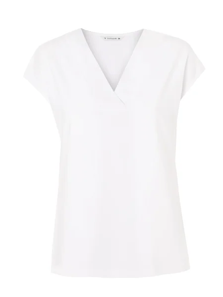 TATUUM Tricou Navix' alb
