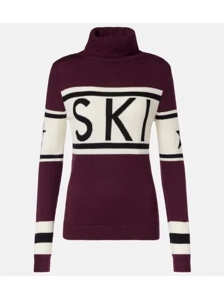 Pulover Perfect Moment de lână bordo