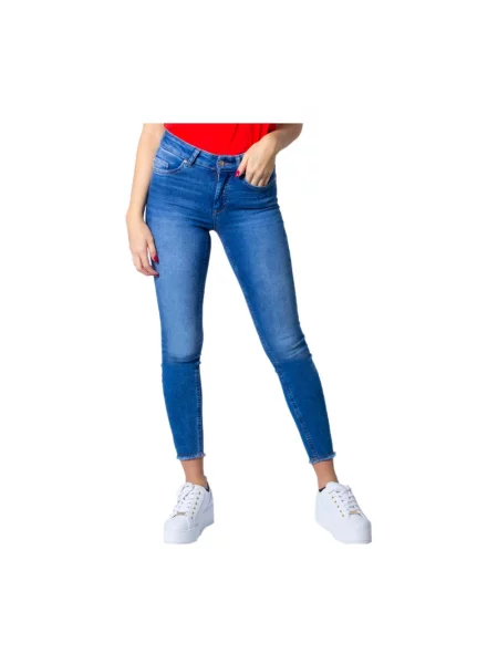 Szerokie jeansy Only niebieskie