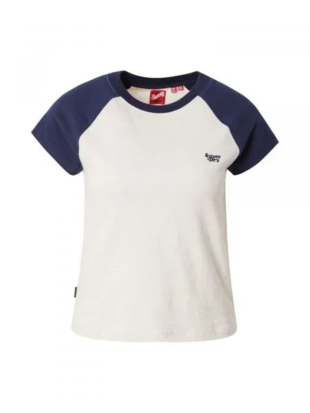 Tričko Superdry s autogramom béžová