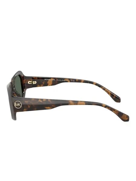 Ochelari de soare Michael Kors cu imprimeu geometric maro