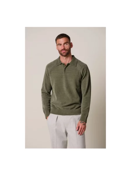Sweter Profuomo z kaszmiru zielony