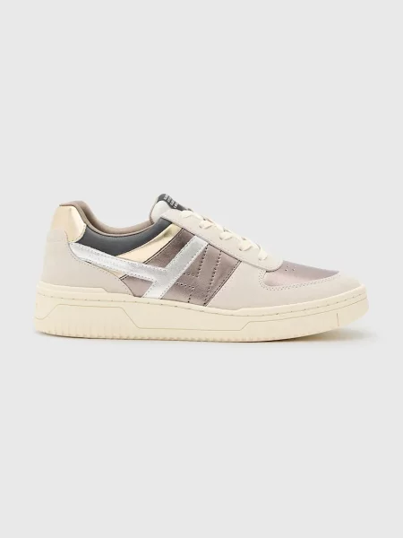Кожени маратонки AllSaints Vix Suede Sneaker бяло