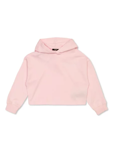 Dětska mikina s kapucí Balmain růžová