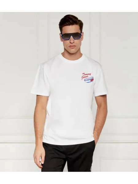 Tommy Jeans Póló FUN NOVELTY fehér