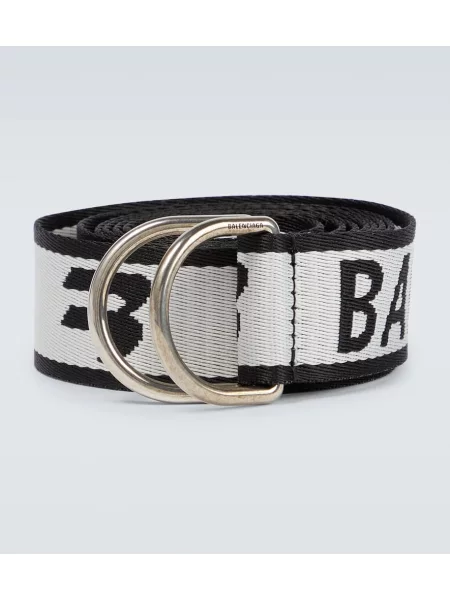 Curea Balenciaga din jacard negru