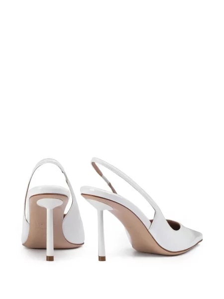 Pantofi cu toc Le Silla slingback alb