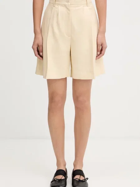 Anine Bing BRICE SHORT pantaloni scurți eleganți cu vâscoză pentru femei