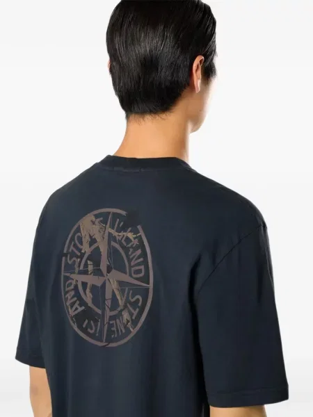 Μπλούζα Stone Island από ζέρσεϋ πέτρες μπλε