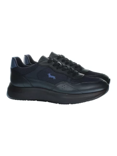 Sneakersy Harmont & Blaine skórzane niebieskie