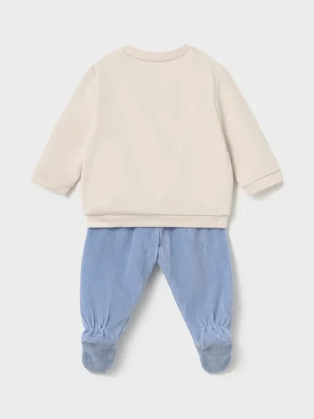Mayoral Newborn komplet trenirka za bebe s pamukom plava